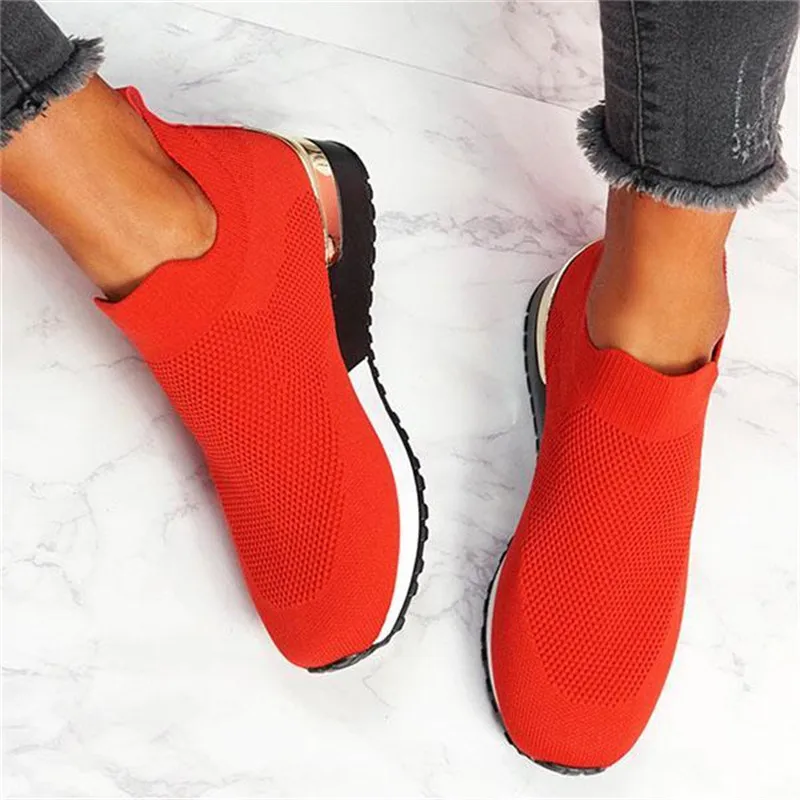 

Tenis Feminino Sneakers Women Vulcanized Shoes Ladies Solid Color Slip-On Sneakers for Female Casual Sport 2021 Fashion Mujer