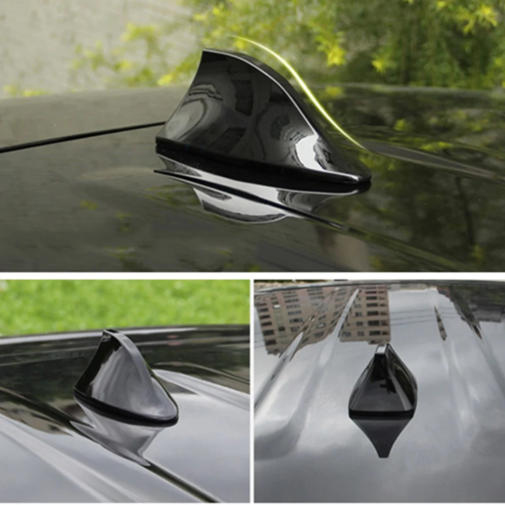 Car Shark Fin Antenna Auto Radio Signal Aerials Roof Antennas for BMW/Honda/Toyota/Hyundai/Kia/Nissan Fin On Car