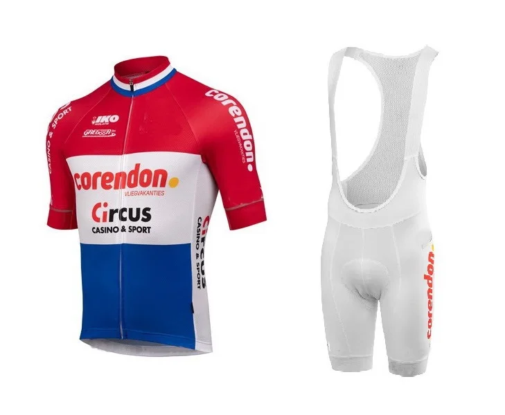 

2019 CORENDON CIRCUS PRO TEAM NL CHAMPION SHORT SLEEVE CYCLING JERSEY SUMMER CLOTHES ROPA CICLISMO+ BIB SHORTS WITH POWER BAND