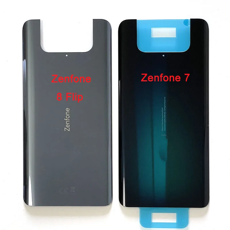 Grade AAA For Asus Zenfone 7 ZS670KS Battery Cover 7 Pro ZS671KS For Asus Zenfone 8 Back Cover 8 Flip 8Flip Back Case Housing