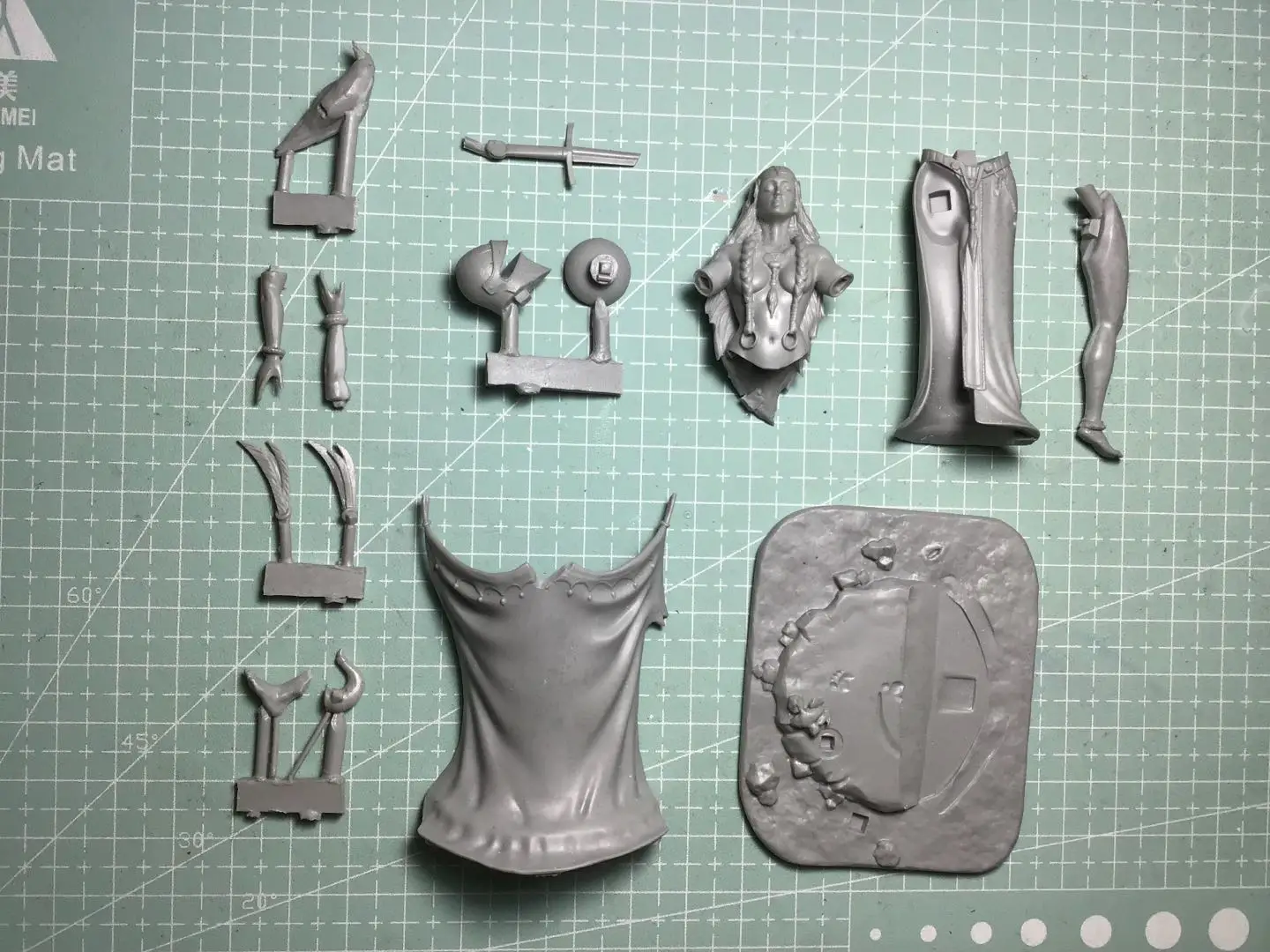 1/24  Resin Model  Figure  GK  ,  Unassembled and unpainted kit