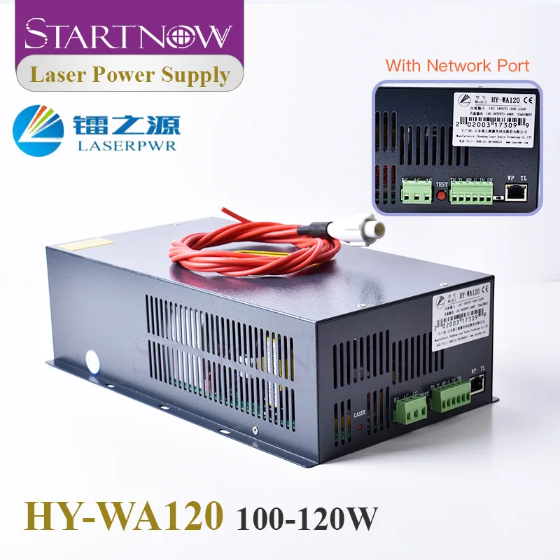 

Startnow HY-WA120 CO2 Laser Power Supply 110/220V Universal PSU Device Laser Cutting Machine Parts For 100/120W CO2 Laser Tube