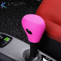 Car Gear Shift Collars Handbrake Cover Non-slip Silicone Case For Smart 451 fortwo Car Interior Styling Decoration Accessories