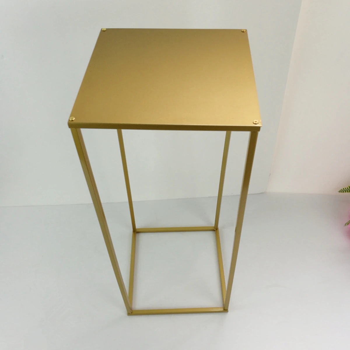 

13pcs)Flower pillar plinth wedding events cylinder set gold pedestal stand for table decor AB0852