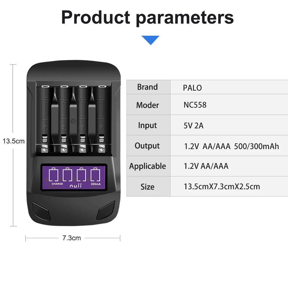 4-24pcs 1.2v ni-mh AA 2a rechargeable battery aa battery + usb LCD display smart charger for 1.2v aa aaa rechargeable batteries