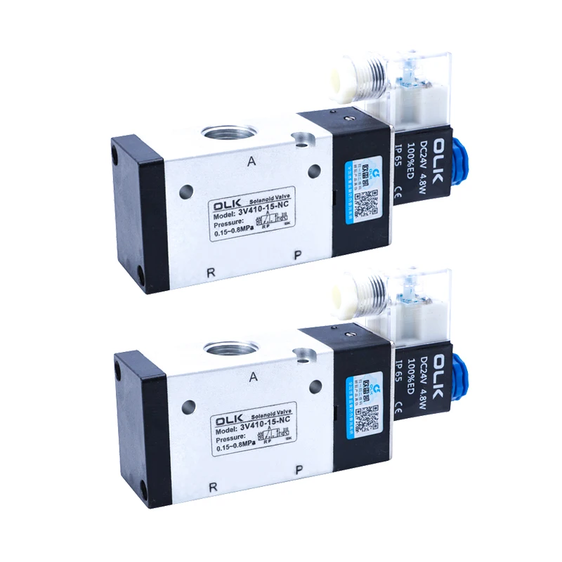 3V410-15-NC 3V410-15-NC 3/2 way Pneumatic Solenoid Valve AC220V DC24V DC12V AC110V AC24V Normally Closed Open valves