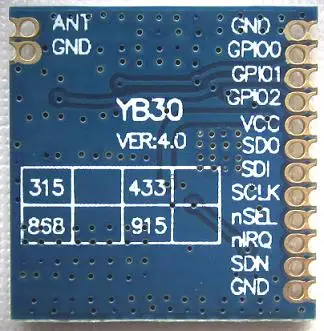 SI4432 Wireless Module YB30 433M 470M 490M Send Antenna and Reference Code