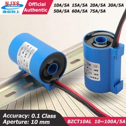 Trasformatore di corrente su guida Din 0.2 classe BZCT10AL-10/5 15/5 20/5 30/5 50/5 sensore di corrente ad anello AC CT 5A ad alta precisione