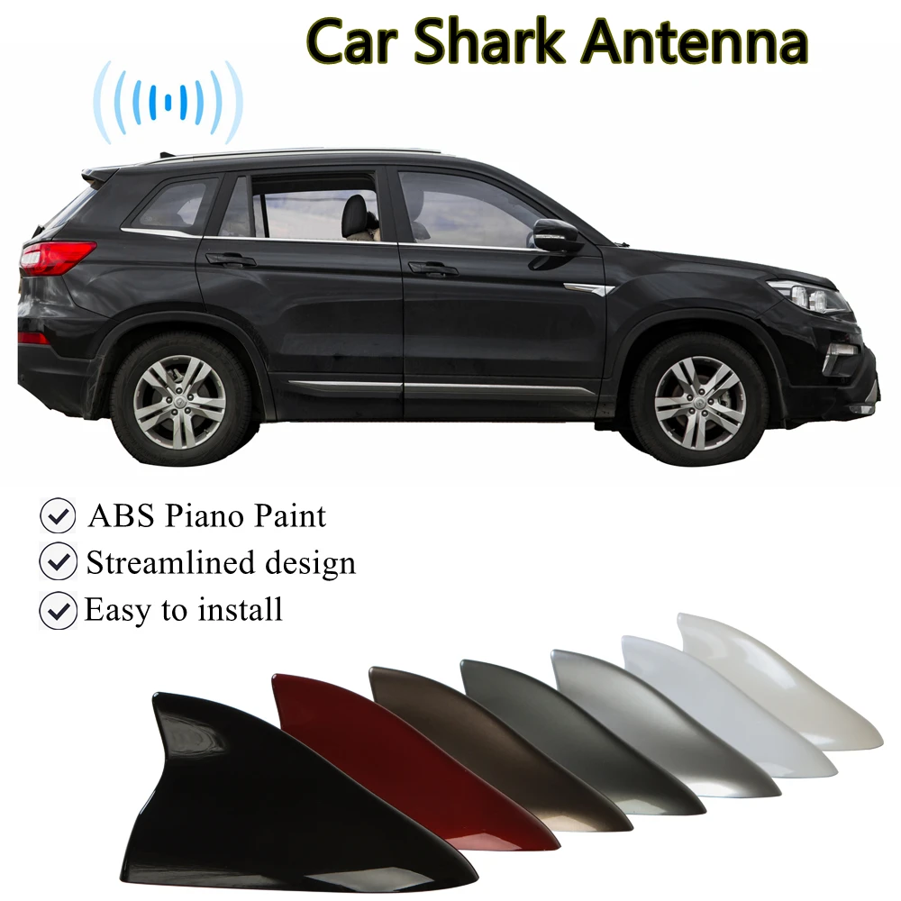 Ramble FM Signal Amplifier Car Exterior Roof Shark Fin Antennas Radio FM Aerial Radio Signal Roof Antenna for Nissan Juke