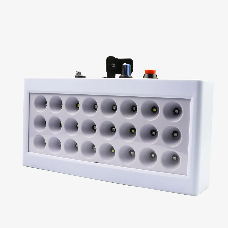 New Arrive Free Shipping LED 24 Cellular Strobe Lights Support Remote Sound Control For Dj Disco Party LED Flash Stage Light
