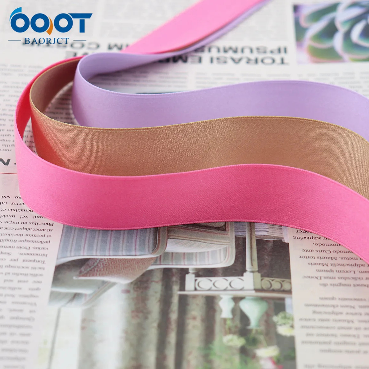 22105 Multiple Sizes 10Yard Solid Color Double-sided Polyester Cotton Wedding Decorative Ribbons,Gift Wrap,DIY Handmade Material