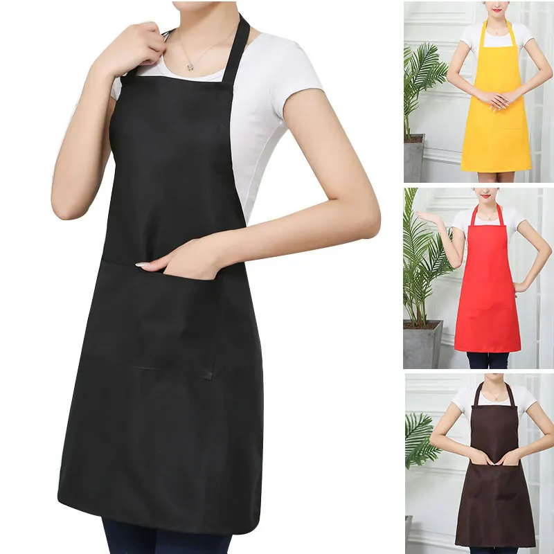 Delantal de cocina impermeable para hombres y mujeres, delantales de Chef, babero de cocina, Idea para lavar platos, limpieza, pintura, WWO66