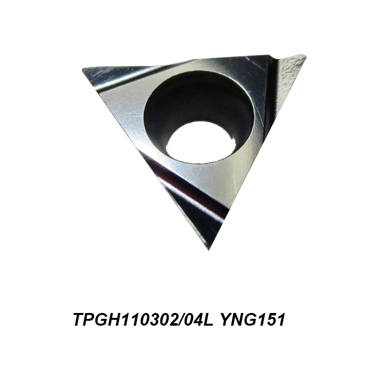 Original TPGH 110302L 110304L TPGH110302L TPGH110304L YNG151 Cylindrical Turning Tool Boring CNC Insert Lathe Cutter Carbide