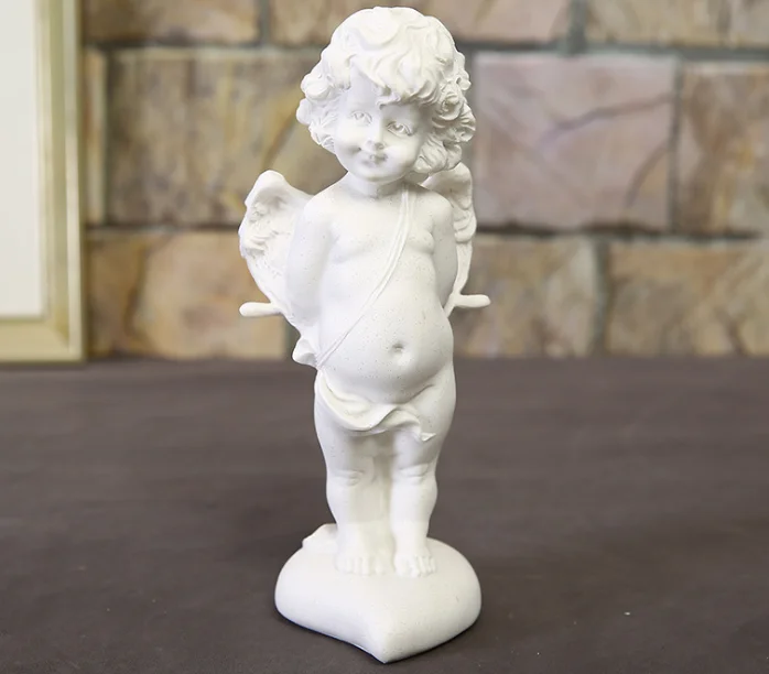 European style portrait figure sandstone resin statue angel sculpture cabinet decoration home furnishings ornaments p1688