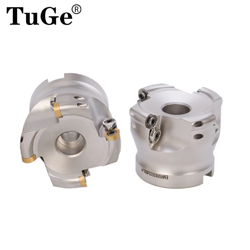 EMR5R 50-22-4T EMR5R63-22-4T 80-27-6T 100-32-6 الكتف الوجه الطحن القاطع رئيس الكرة الأنف طحن أدوات رئيس إدراج RPMW1003MO