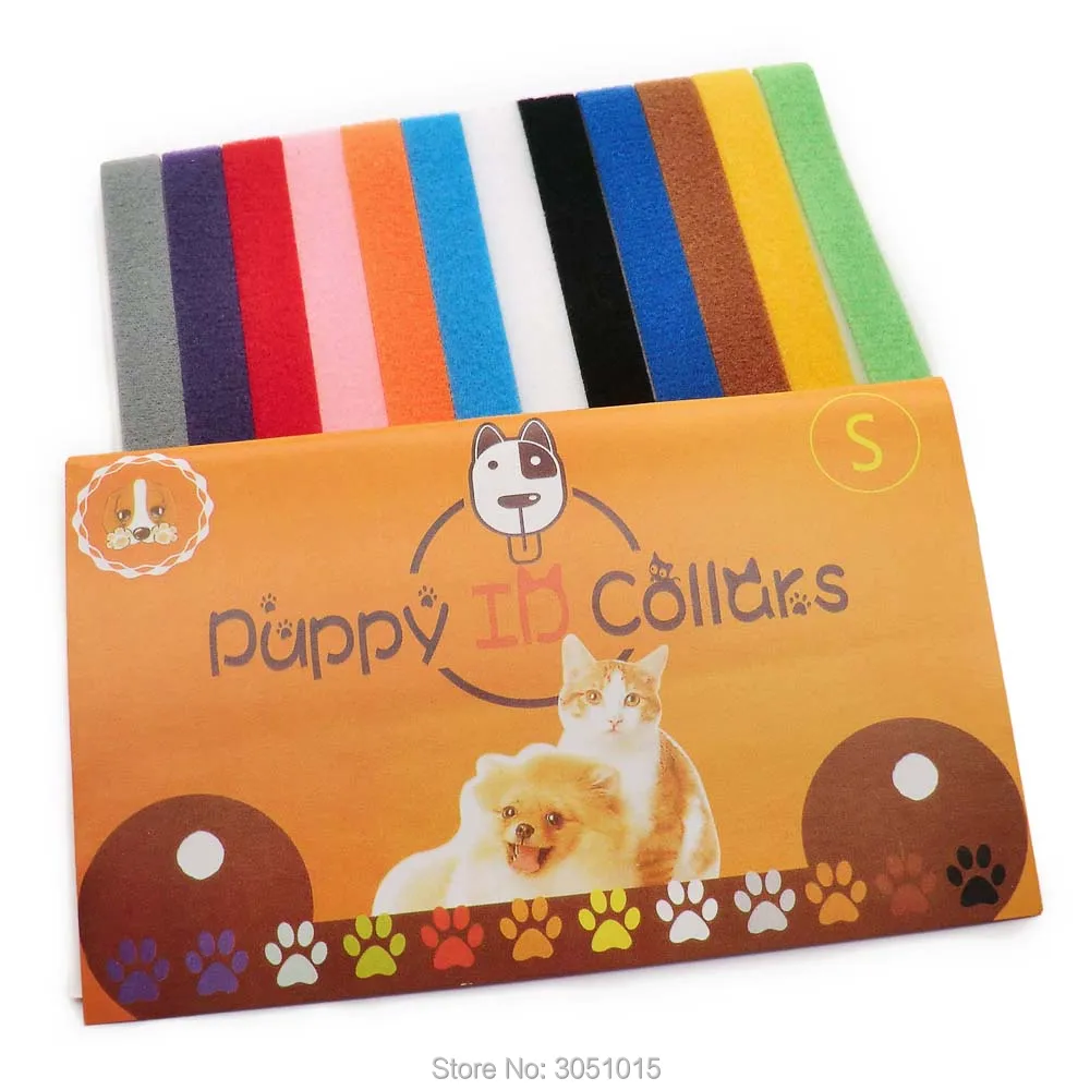 Imagem -04 - Coleiras de Nylon Ajustáveis para Animais de Estimação Cachorro Recém-nascido Cão Gatinho Colar Atacado 300 Unidades 25 Set