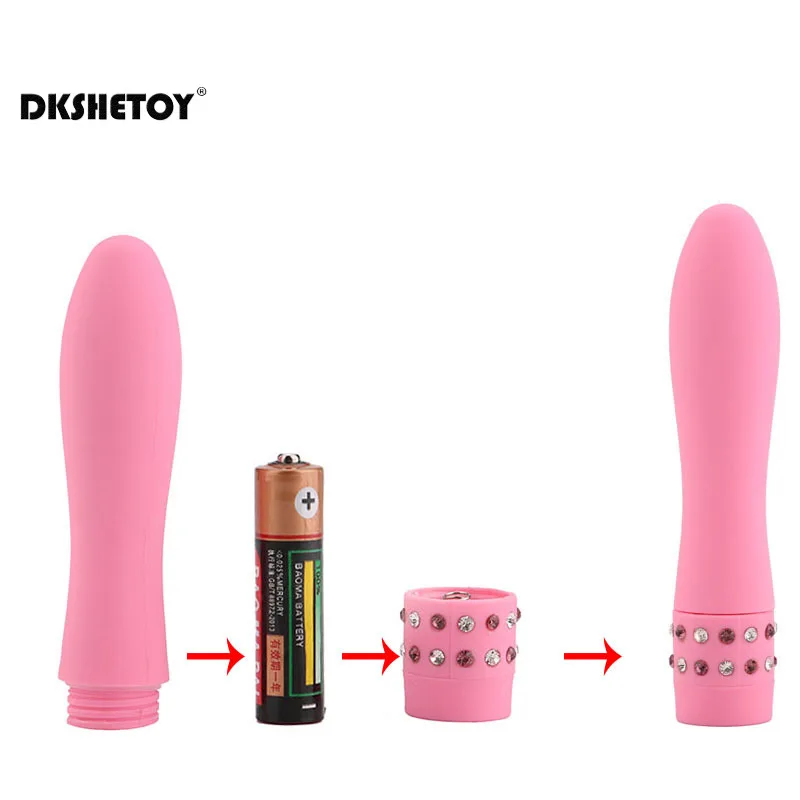 Multi-speed Vibration Diamond Bullet Clitoris Stimulation Massage Watertightness Sex Toy Products For Women