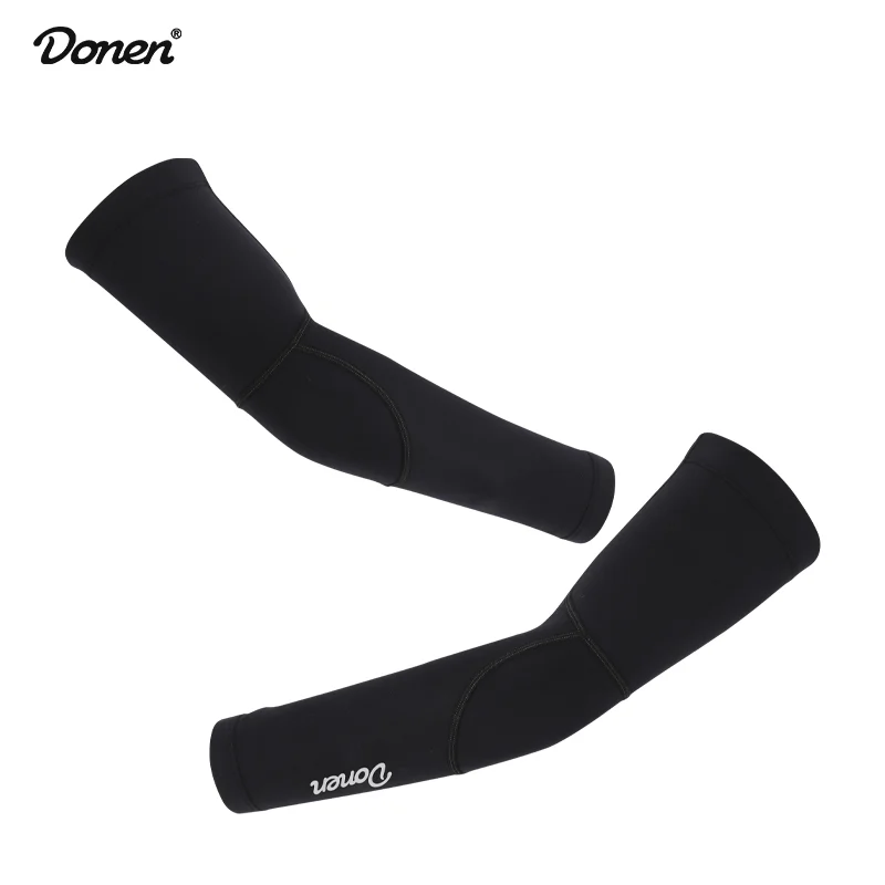 

DONEN Unisex Fleece Bike Arm Keep Warm Windproof Quick-drying cycling arm Sleeves for summer Sport Cuff Ridding Running