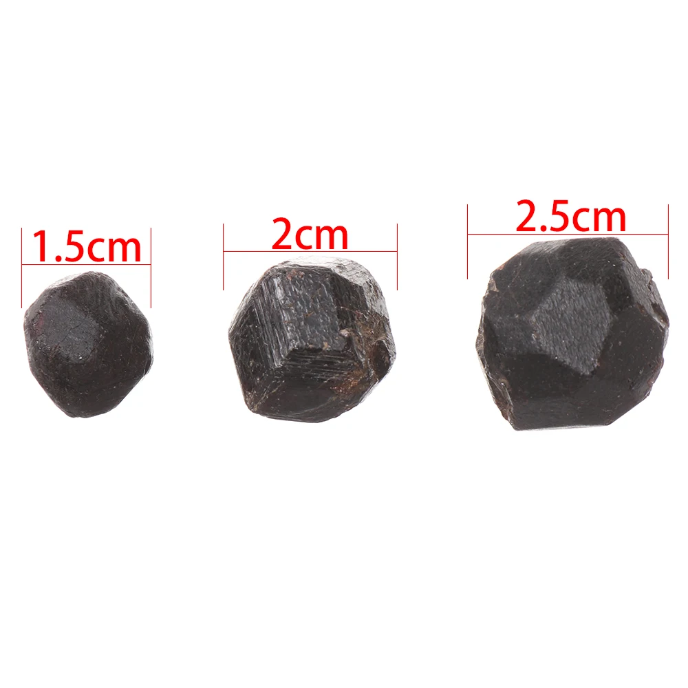 1/2Pcs Natural Red Garnet Ore Healing Energy Stone Rough Quartz Crystal Mineral Specimens Jewelry Making Raw Gemstone Home Decor