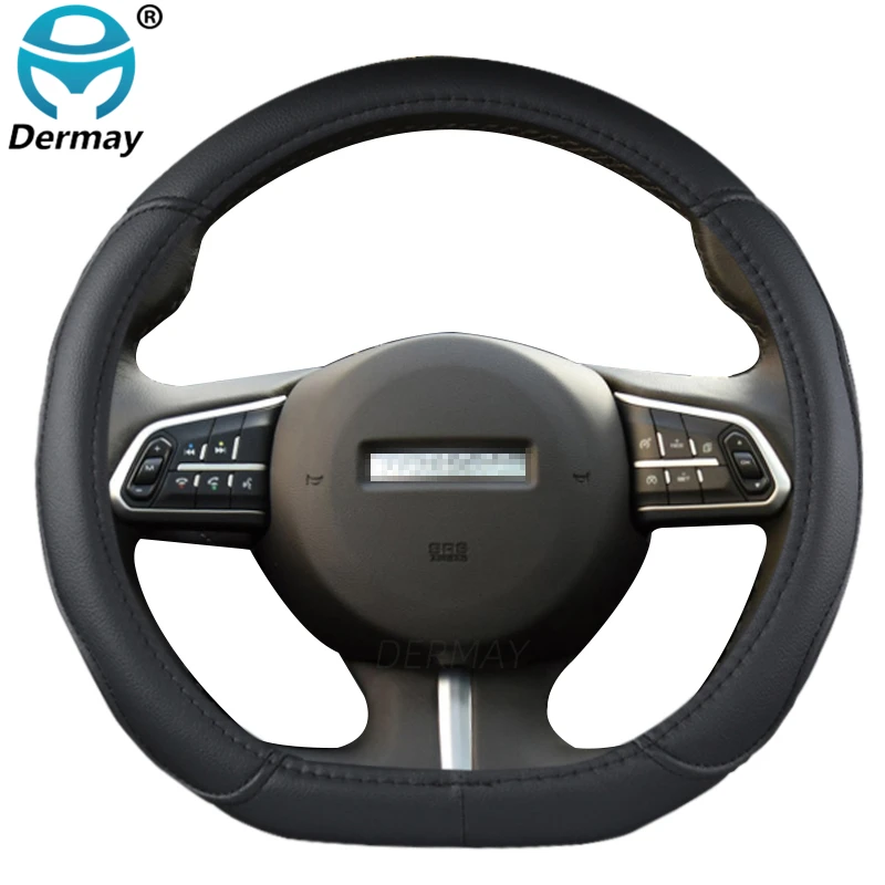 for Haval F7 F7X F5 PU Leather Car Steering Wheel Cover D Shape Auto Accessories interior Fast Shipping