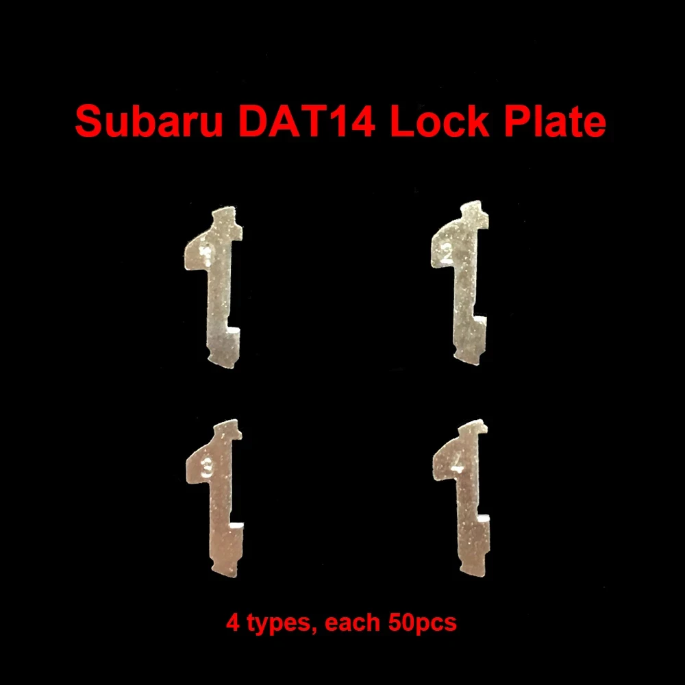 CHKJ 200PCS/Lot DAT14 Auto Car Lock Reed Locking Plate For Subaru Lock Spring Locking Brass Material Repair Accessories Kits