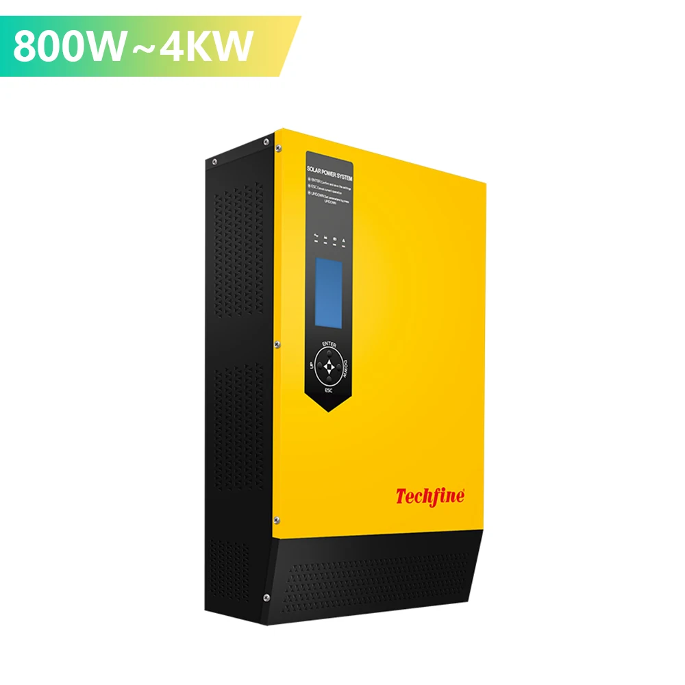 Lcd Display 2400W 4000W 24V 48V Omvormer Off Grid Mppt Zonne-energie Omvormer Hybride Solar omvormers Met Lader