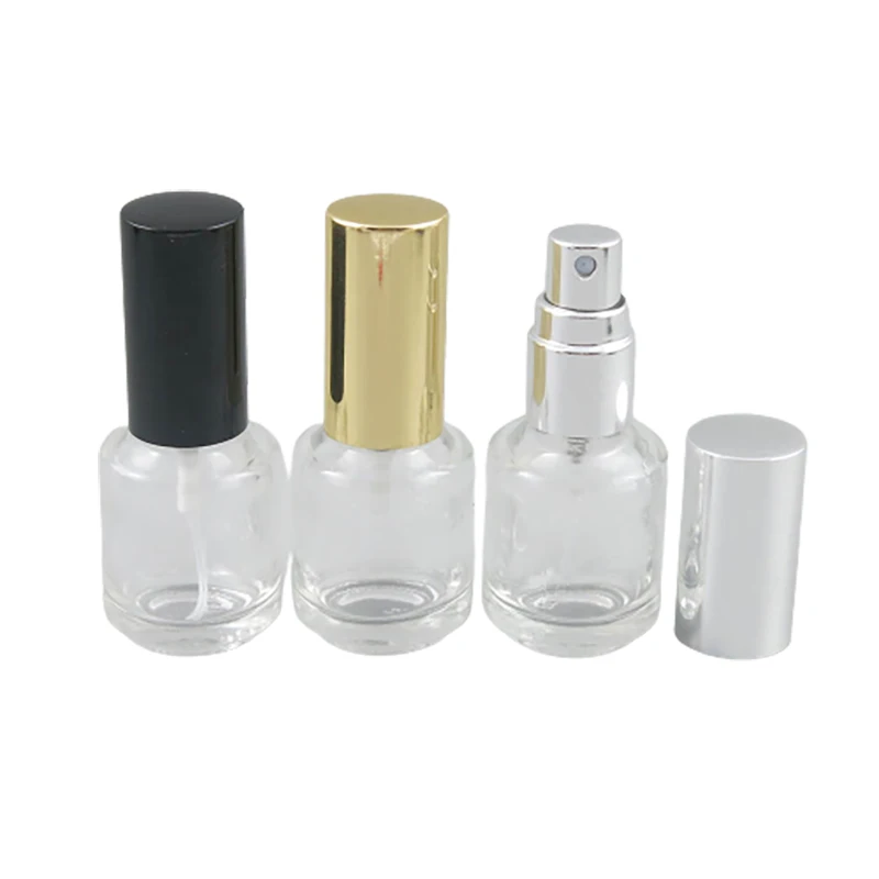 

200 x 5ml Empty Refillable Round Clear Atomizer Glass bottle Spray 1/6oz Refillable Fragrance Perfume Scent Fine Mist Containers