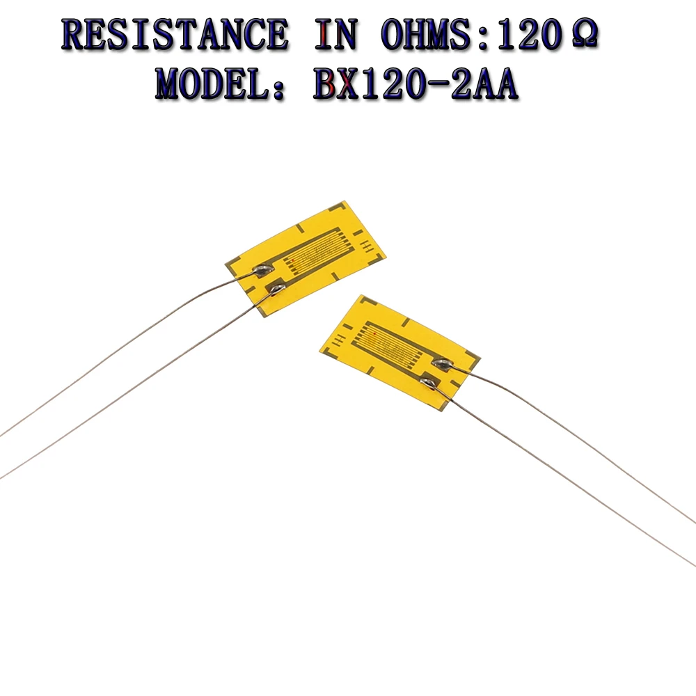 10pcs/lot  Concrete strain gauge  BX120-2AA 20AA 30AA 50AA 80AA 100AA 120 ohm resistance strain gauge  for concrete ,Band lead