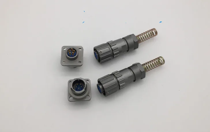 航空プラグソケット FQ14 2 コア 3 コア 4 コア 5 コア 7 コア 9 コアバックルタイプ防水コネクタ開口穴 14