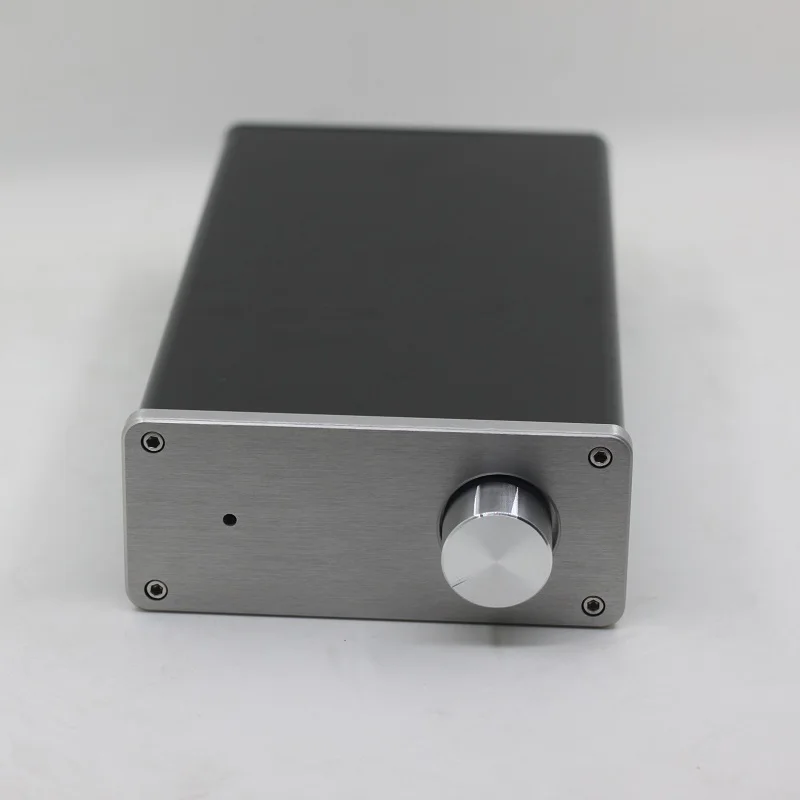 W116 H50 D308 Anodized Aluminum Mini Preamplifier Case Power Amplifier Preamp Chassis Knob DIY Rear Shell Enclosure DAC Amp PSU