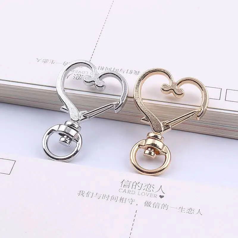 Creative Colorful Keychain DIY Key Rings Key Chain Lobster Clasp Love/Stars/Cat/Moon Key Chains