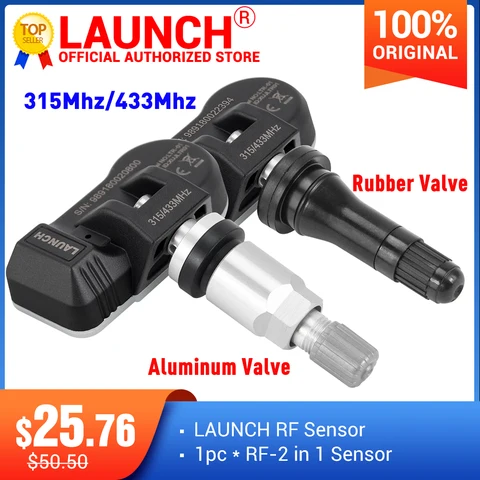 Радиочастотный датчик LAUNCH 433 315, TPMS Mx-сенсор, инструмент для ремонта шин, автомобильный аксессуар, монитор давления в шинах x431 программатор TSGUN