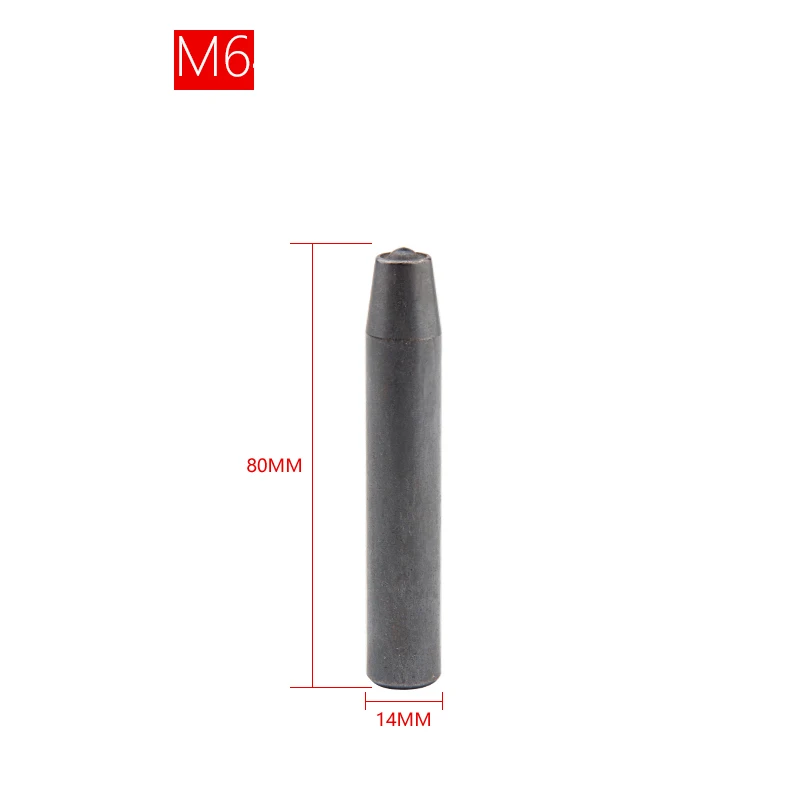5pcs M3 M4 M5 M6 M8 Punch Pin for Aluminum Flat Round Head Half Hollow Shank Rivet Aluminum Rivet Nut Semi-tubular rivets
