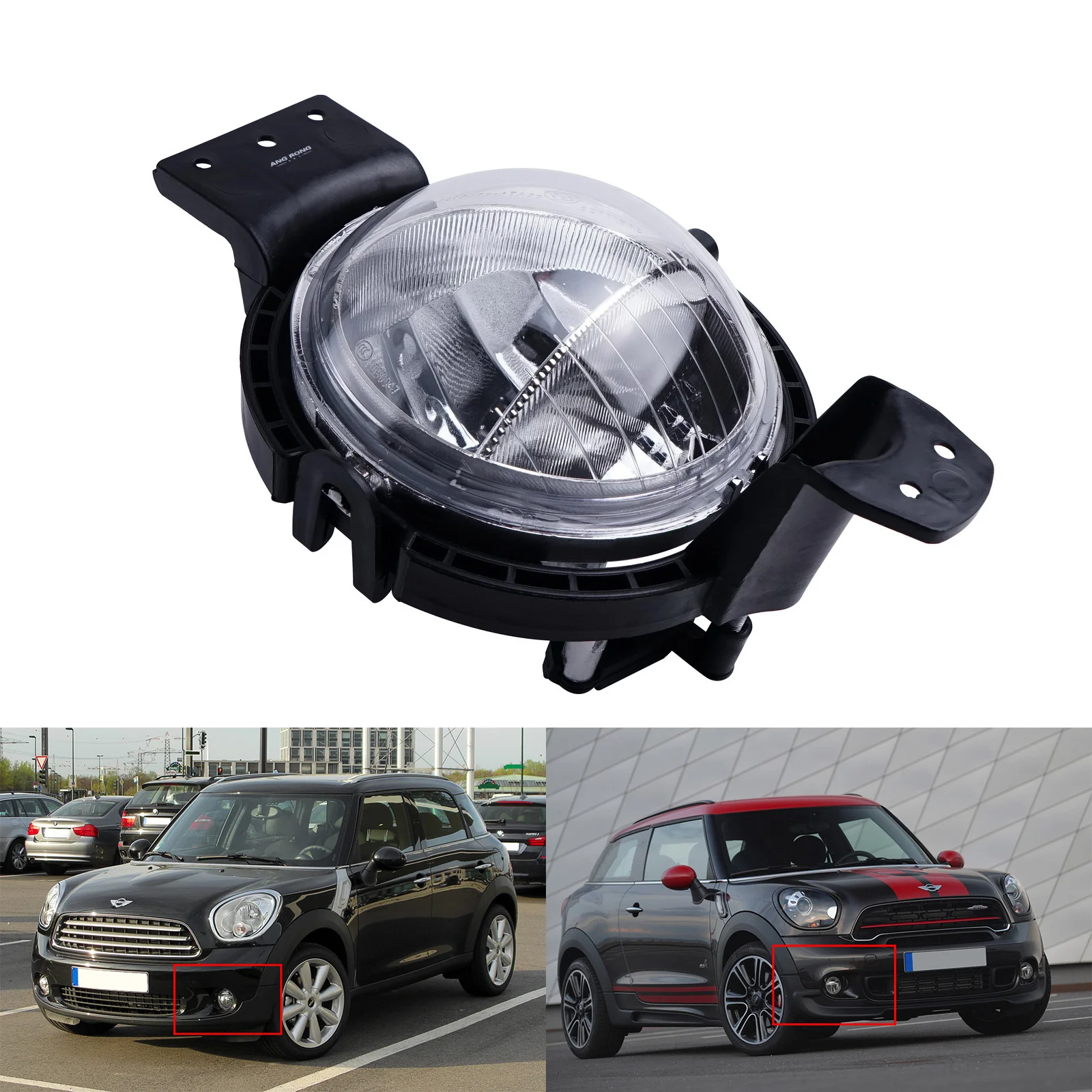 For Mini Countryman Paceman R61 R60 DRL Front Fog Daytime Running No Light Lamps