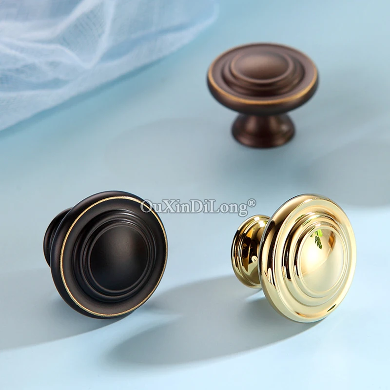 New Arrival 2PCS Solid Pure Brass Furniture Handles Drawer Pulls Cupboard Wardrobe Dresser Kitchen TV Wine Cabinet Pulls Knobs