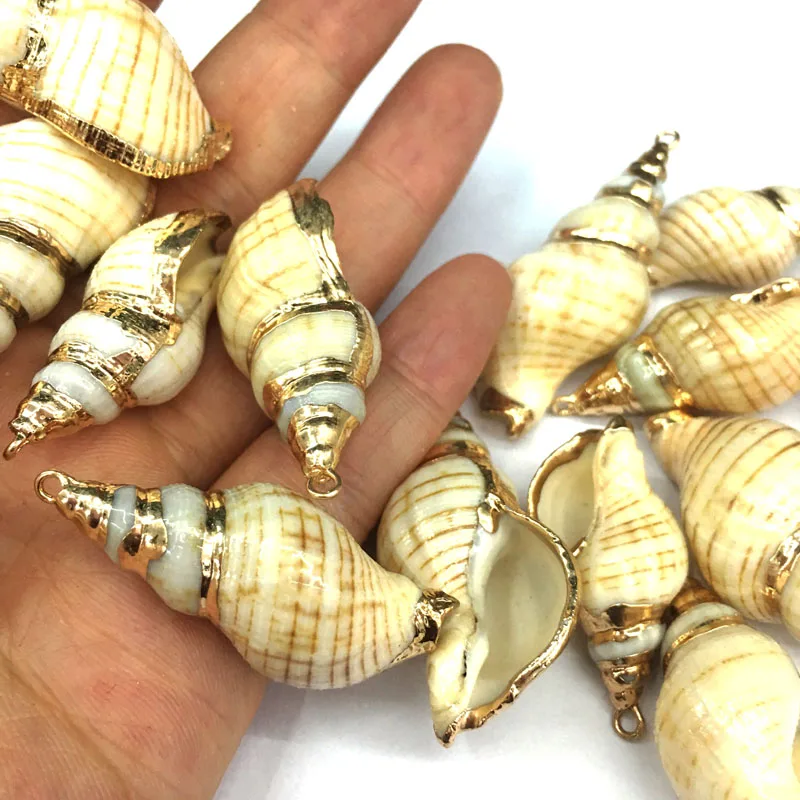 2020 New 5Pcs Natural Shell Pendant Necklace Charms Fashion Pendant For Making Jewelry Necklace Accessories Wholesale