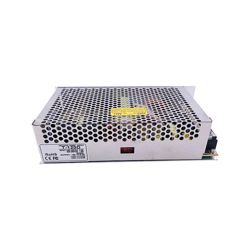 120W Three Group Triple Output Multi Voltage Switching Power Supply SMPS T-120B 5V 12V -12V T-120C 5V 15V -15V T-120D 5V 12V 24V