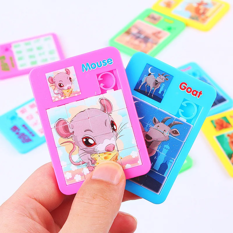 Educational CHILDREN'S Toy Baby Sudoku Piggy  Jigsaw Puzzle Idiom Game Anime Sliding Jigsaw Puzzle Jigsaw Puzzle Huarong