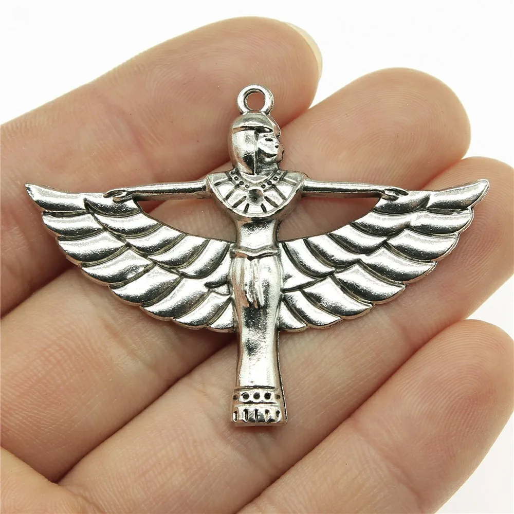 5pcs Mysterious Africa Ancient Egypt Pendant Charms The Eye Of Horus Egyptian Pharaoh Charms For Keychain Making Necklace Making