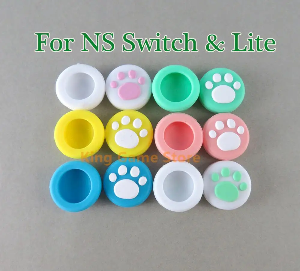 

200pcs/lot For Nintend Switch Lite Controller Cat Claw Silicone Analog Thumb Sticks Caps for NS Switch Joy Con Grip