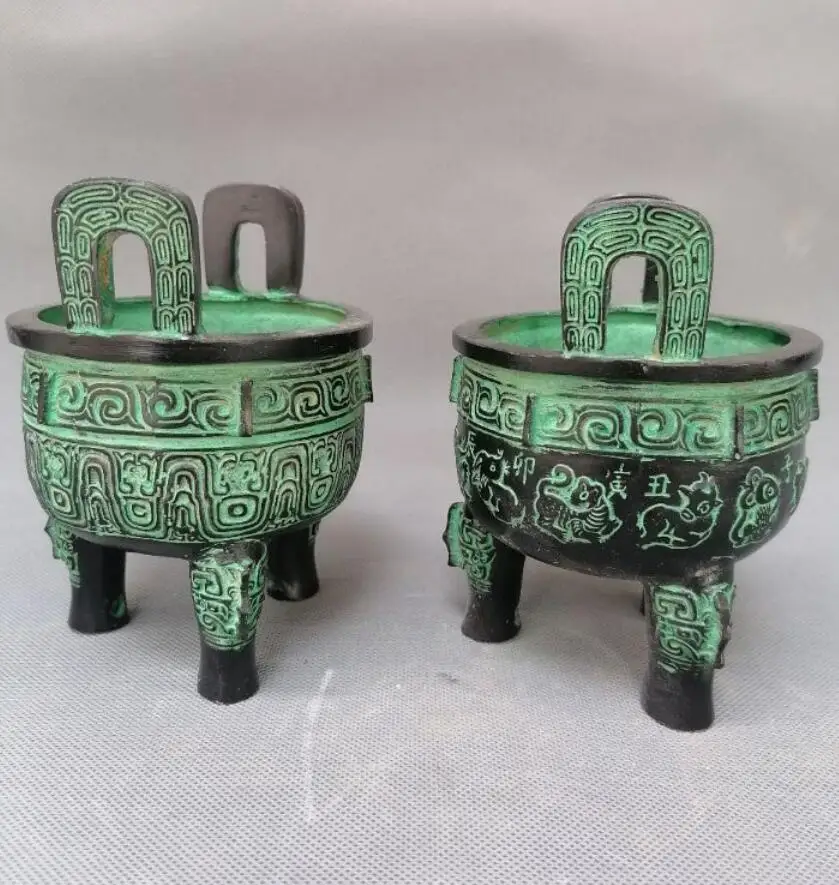 China bronze tripod small crafts statue