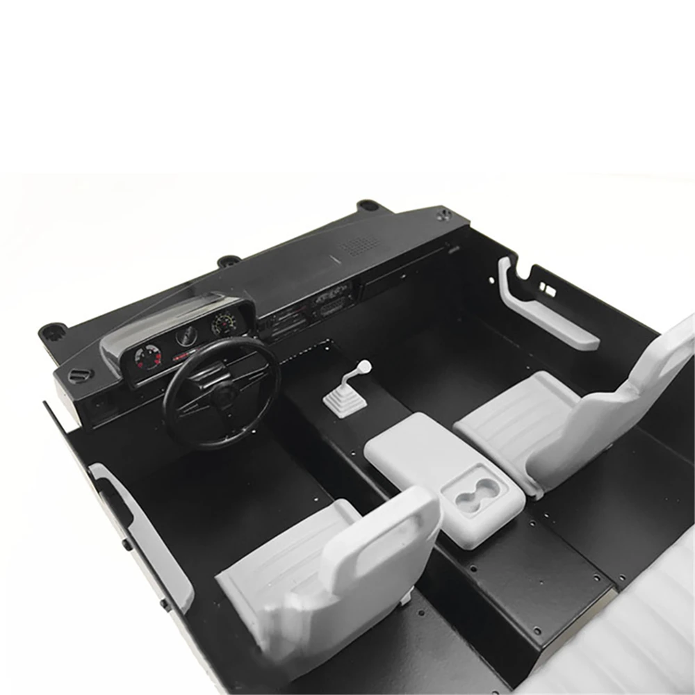 

Metal Car Body Interior Assembly Kit for 1/10 RC4WD TF2 Mojave 4 Door RC Truck Modification Parts