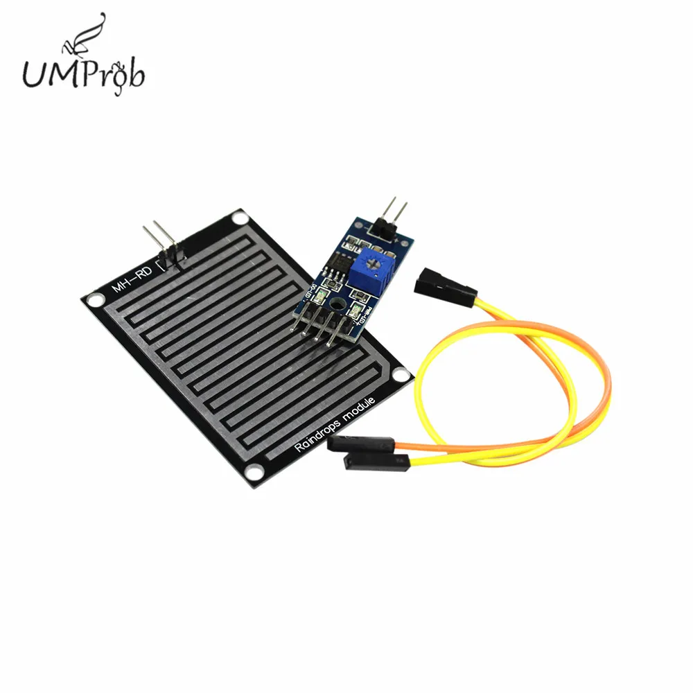 3.3-5V Water Raindrops Detection Module Rain Weather Humidity Sensor For Arduino Diy Kit School Education Lab