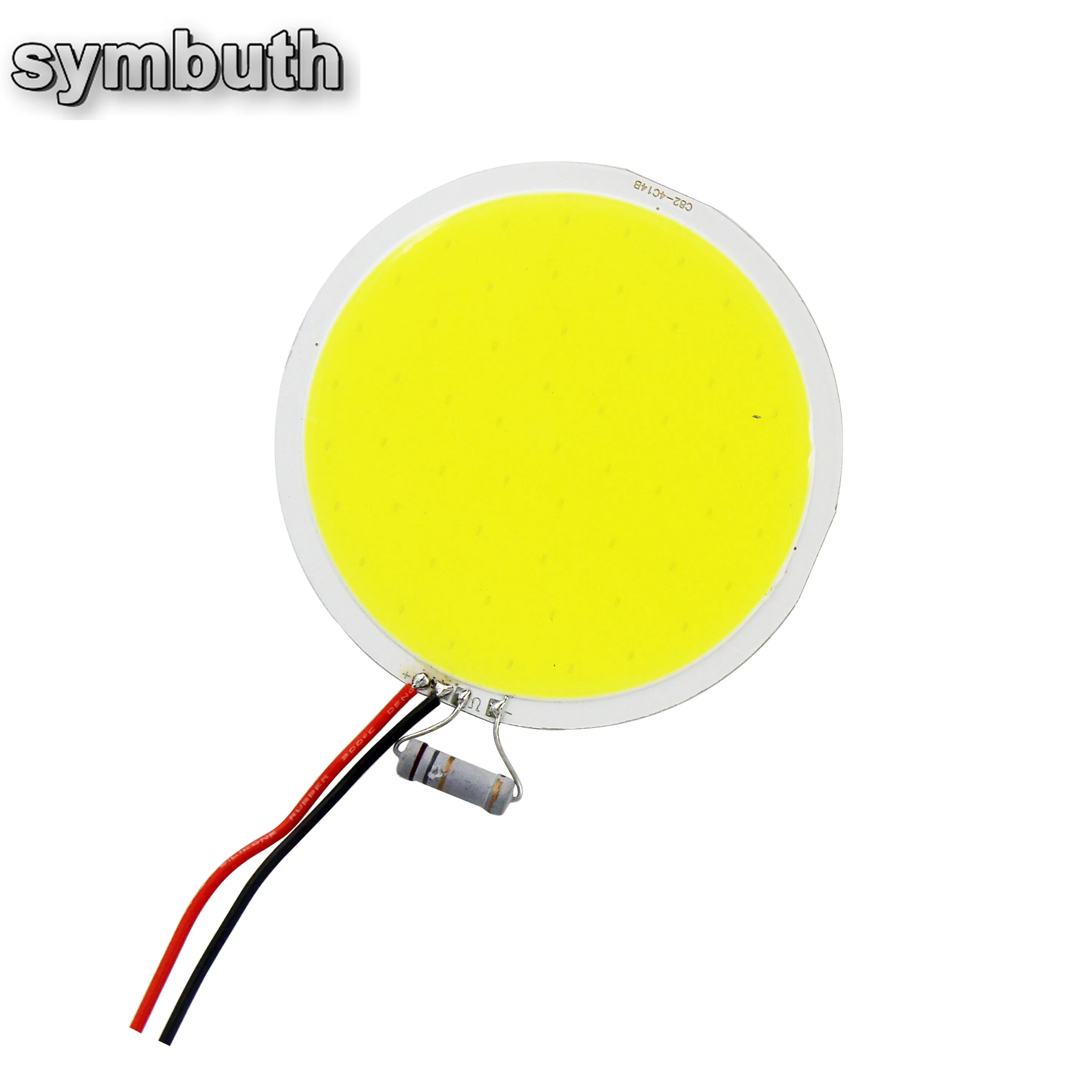 DC 12V Round LED Panel LED COB Module 82mm COB LED Chip on Board 8w Bulb Light Emitting Diode For DIY Car Lamp Cold White 6500k