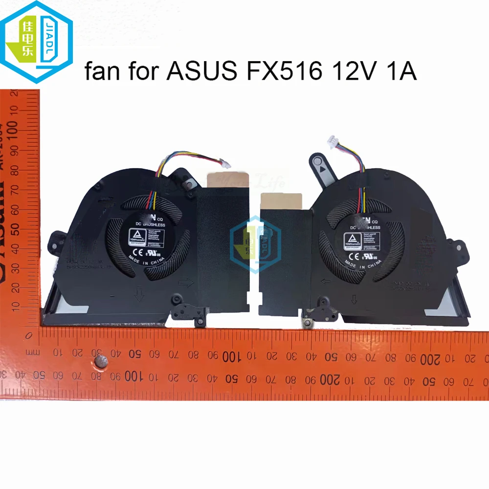 

12V Computer Radiator CPU Cooling Fans VGA graphics card fan For ASUS TUF Dash F15 FX516 FX516P FX516PM FX516PC 13NR0760P02011