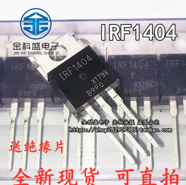 

Mxy 10PCS IRF1404PBF TO220 IRF1404 TO-220 Imported products new and original IC