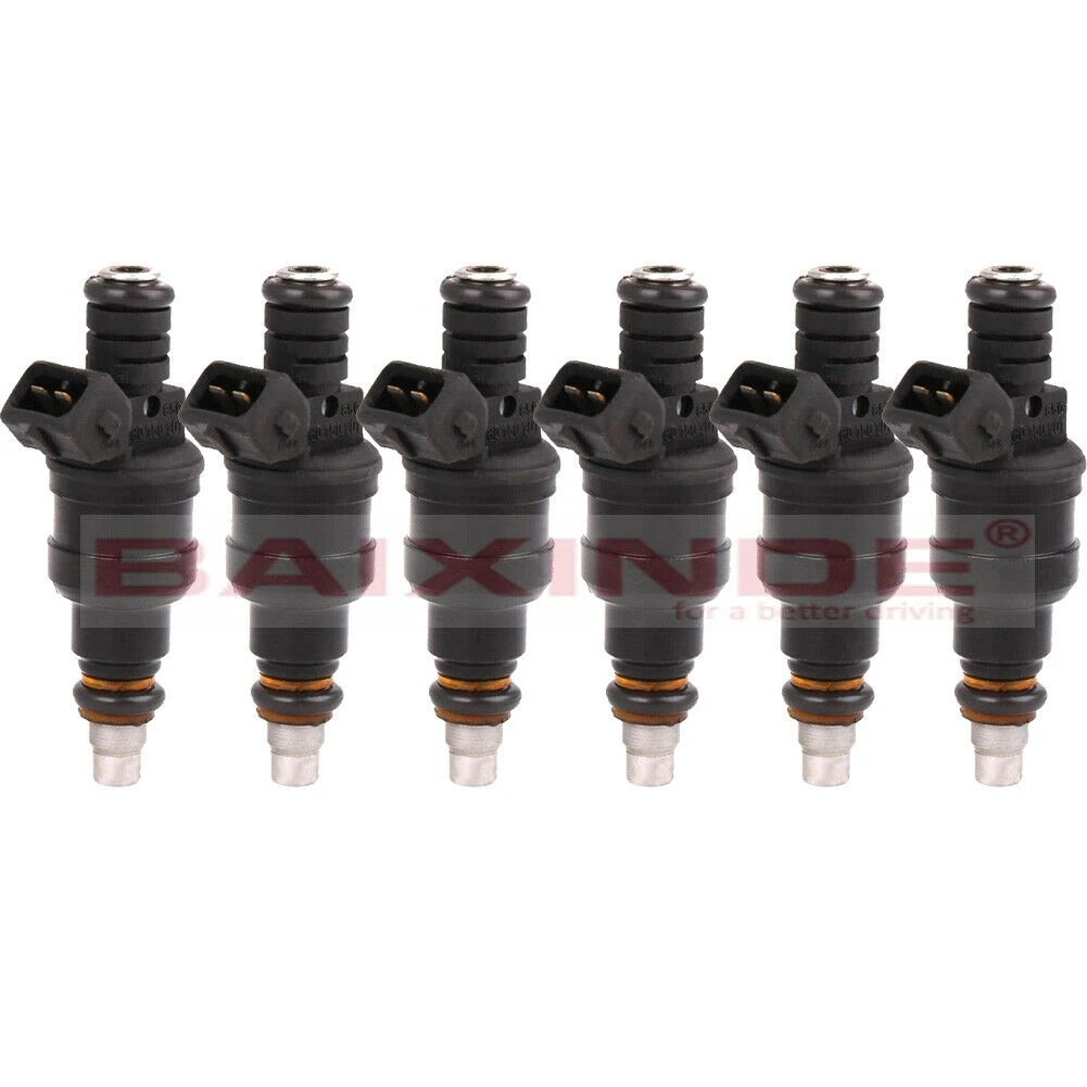 

SET OF 6 FUEL INJECTORS 0280150901 FOR 1988-1991 BUICK OLDSMOBILE PONTIAC 3.8L