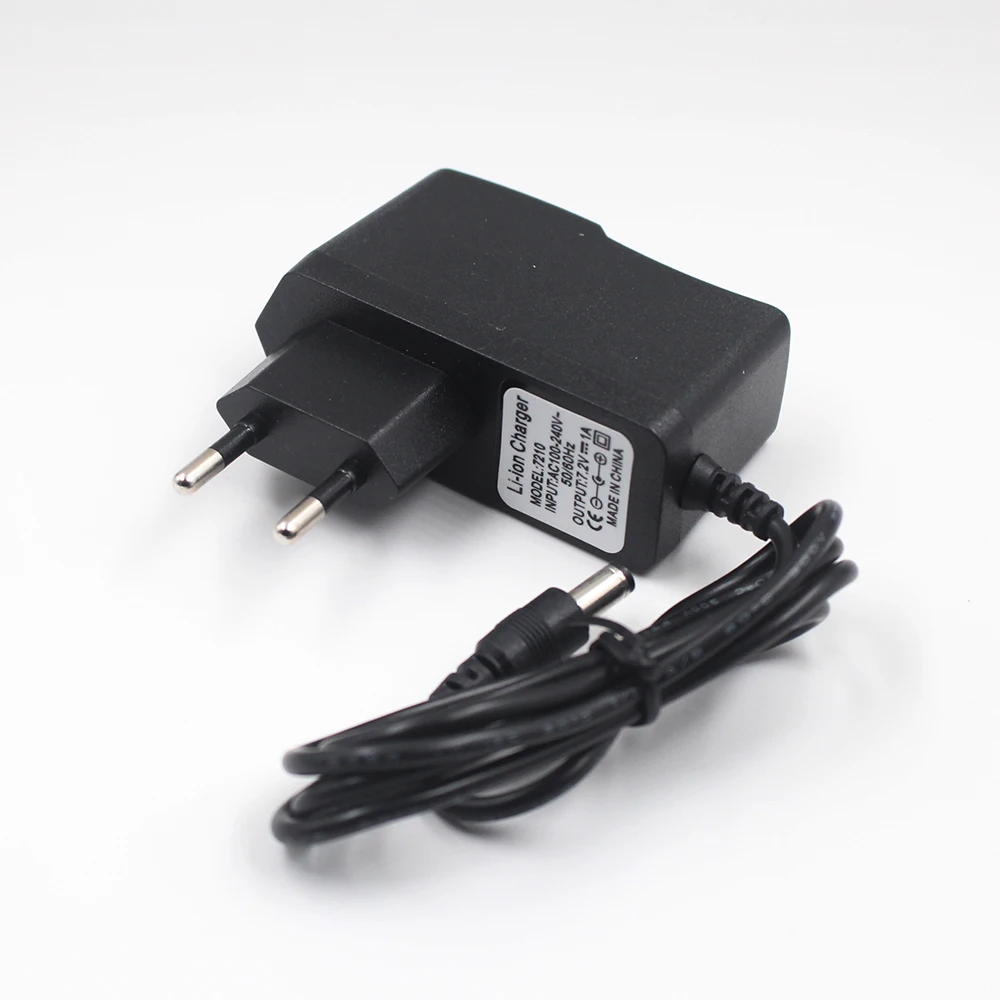 7.2 V 1A bateria litowo-polimerowa charger7.2 V1A ładowarka podwójny IC 7.2V1A DC 5.5mm * 2.1mm ue wtyczka