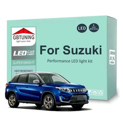 LED Interior Light Bulb Kit For Suzuki Swift Grand Vitara SX4 S-Cross Baleno Jimny Ignis ACROSS Swace Kizashi Ciaz Dzire Canbus