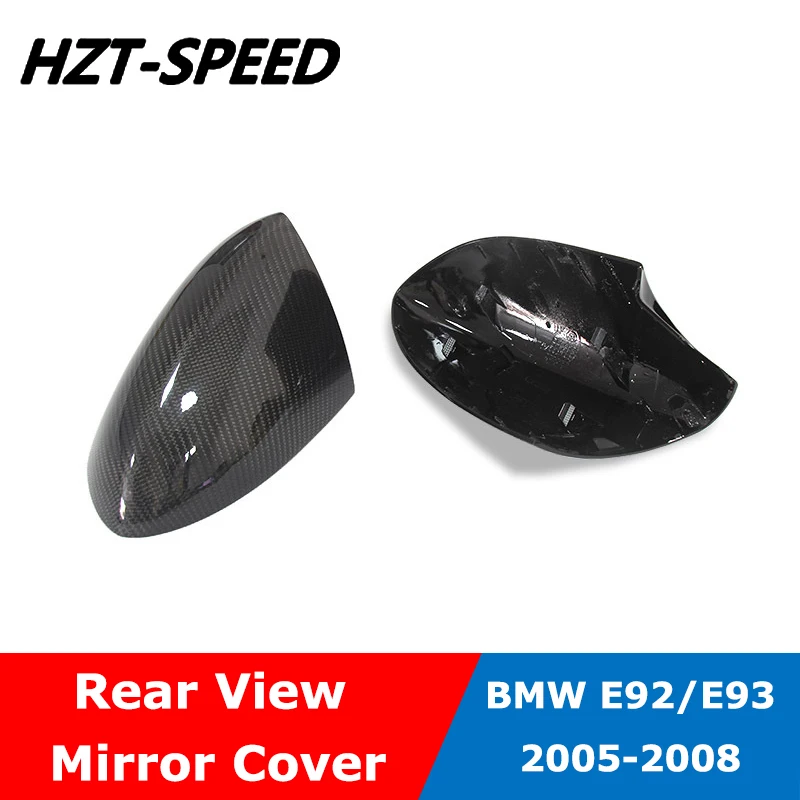Carbon Fiber Replacement Type Rear View Mirror Cover Cap For BMW E92 E93 2005-2008 Modification
